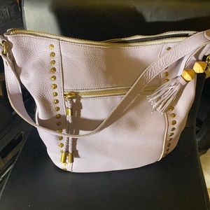 The sac leather bucket bag